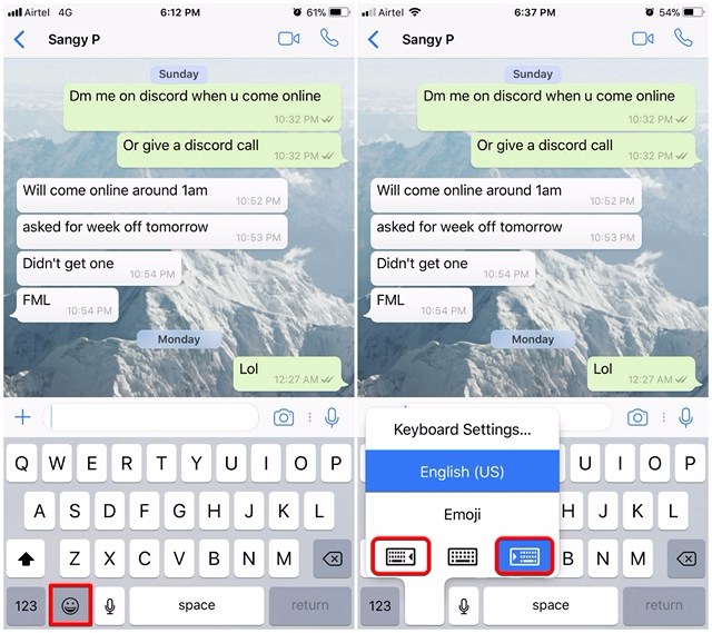 How To Enable One Handed Keyboard In Ios 11 Beebom
