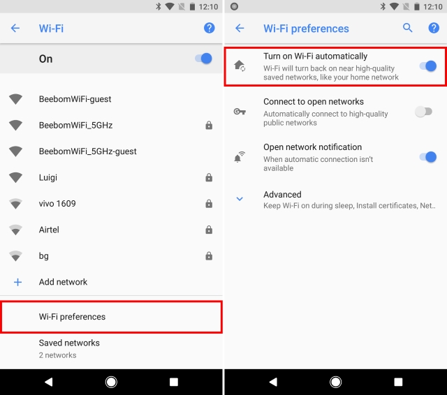 How to Get Turn on WiFi Automatically Feature on Nexus 5X/6P | Beebom