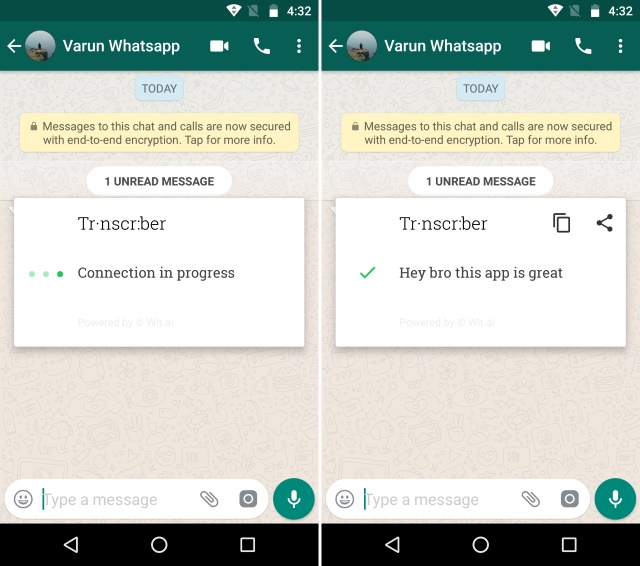 Voice Notes Converted to Text