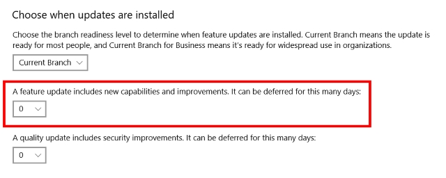 Choose when updates are installed