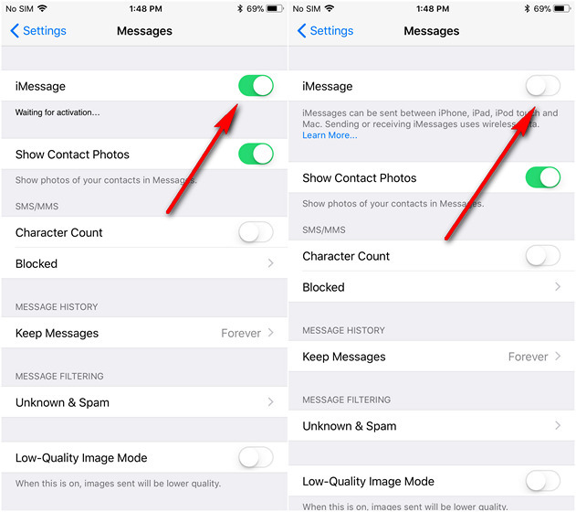 How to Deregister iMessage and Facetime