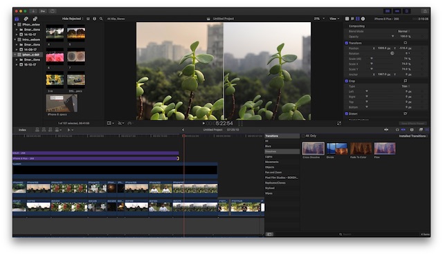 Final Cut Pro Interface