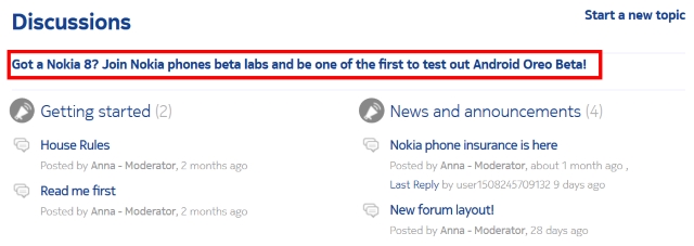 Link para ingressar no Nokia Beta Labs