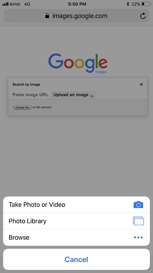 reverse image search iphone