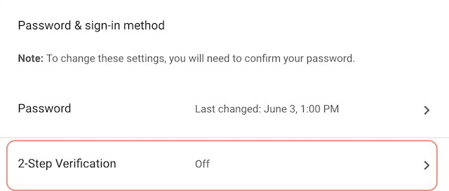 Setting Up Google Prompt For Two-Factor Authentication - step 3