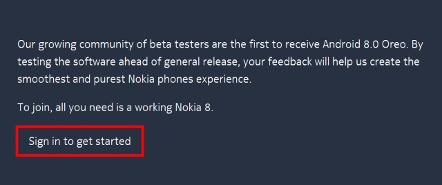 Sign in Nokia