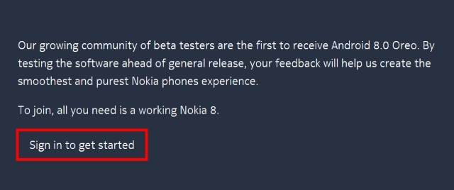 Đăng nhập Nokia