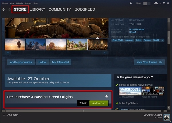 You must have a steam purchase that is between 7 days что это