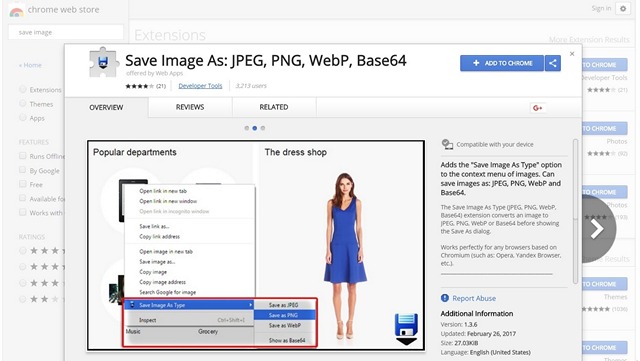 How to Save WebP Images as JPG or PNG in Chrome