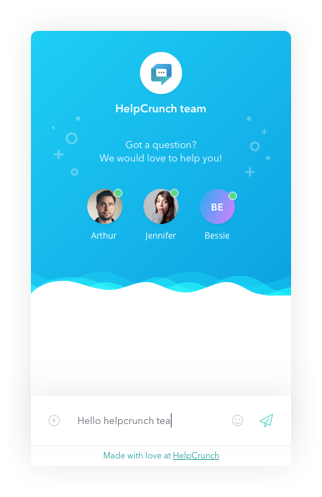 Helpcrunch Chat Widget