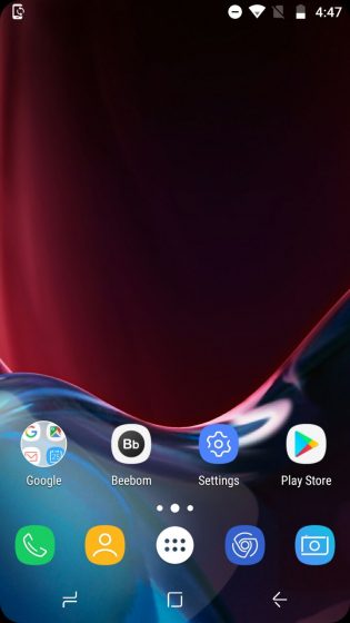 Moto G5/G5 Plus Launcher / ClockWeather widget on Moto G4/G4 Plus 