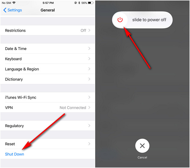 How To Power Off Iphone Without Touching The Screen