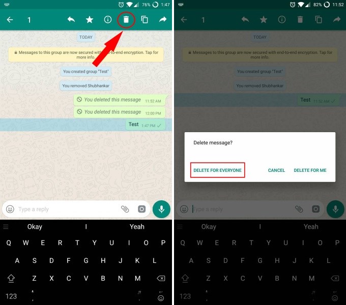 delete for everyone whatsapp