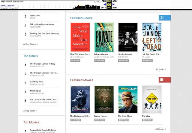 Here’s What Play Store aka Android Market Looked Like 5 Years Ago