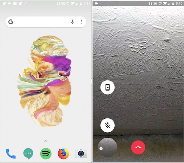 Google Due Screen sharing 1