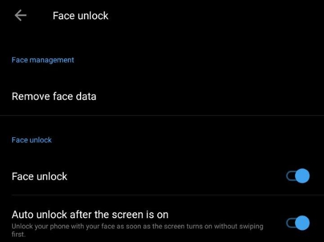 Face Unlock on OnePlus 5 Leaked Oreo Beta