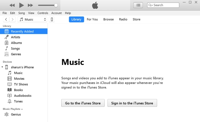 Abra o iTunes