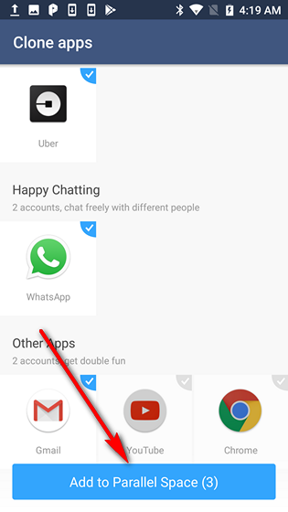 Whatsapp и parallel. Whatsapp и parallel