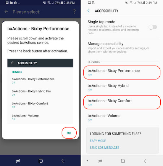 Remap Tombol Bixby - Mode Pemblokiran - Langkah 2