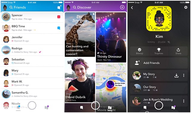 Snapchat Redesign