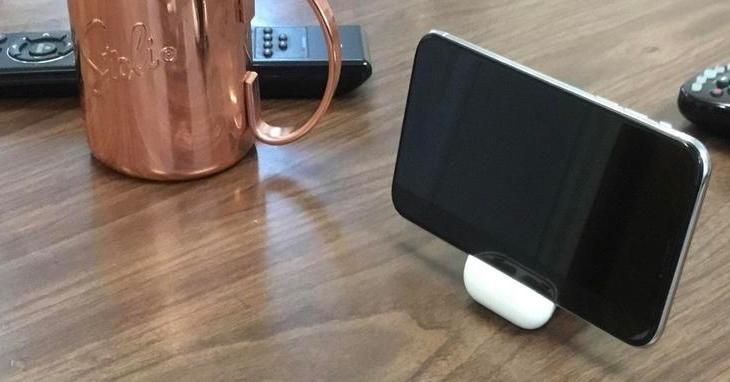 The AirPods Case Makes Up for a Perfect iPhone X Stand