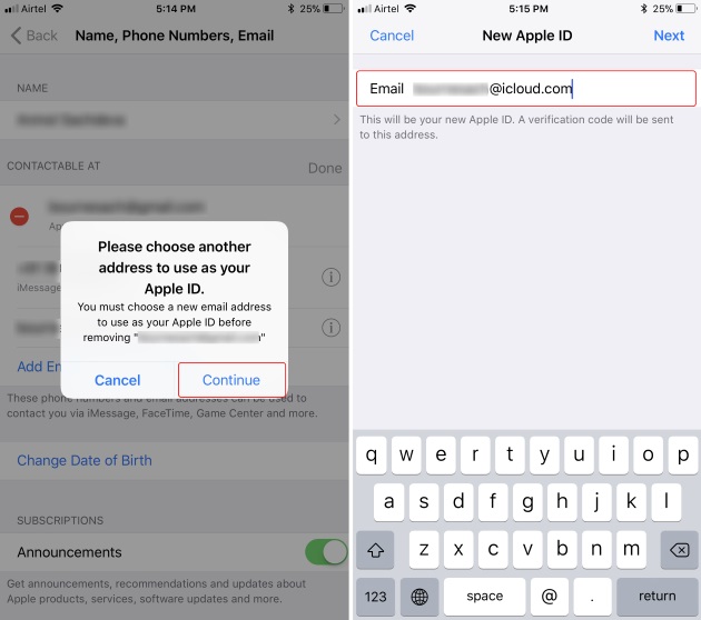 iCloud Email - How to Reset/Change iCloud Email