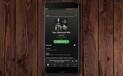 spotify welcome playlist sold featured