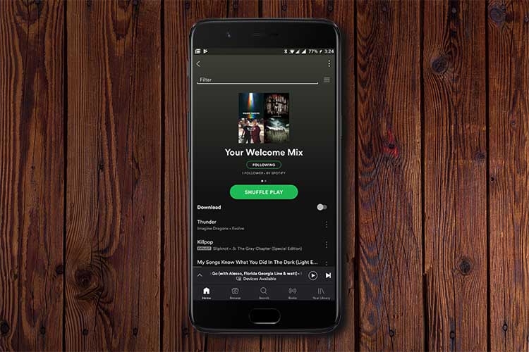 spotify welcome playlist sold featured