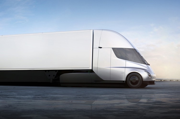 Tesla semi deals truck range