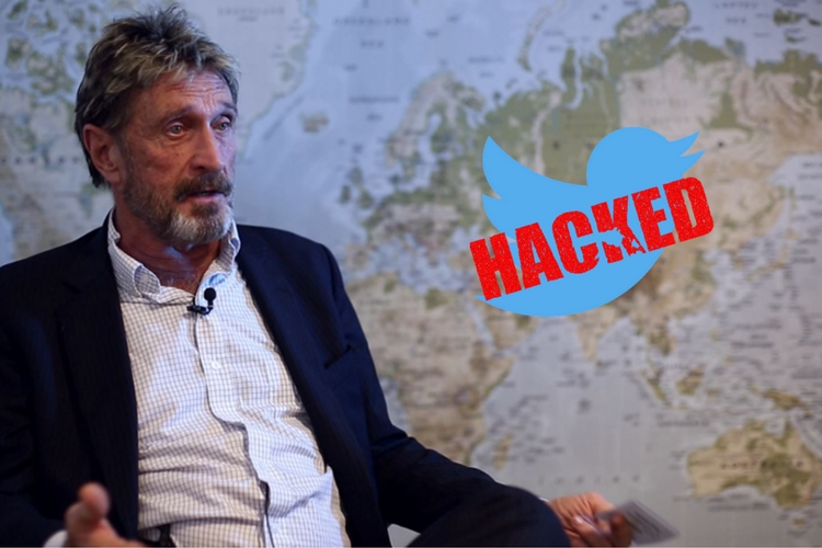 Antivirus Founder John McAfee Says His Twitter Account Was Hacked Despite 2-Factor Authentication