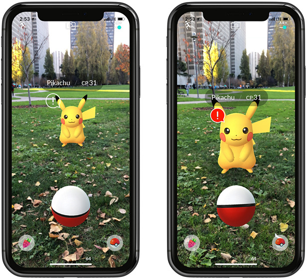 Apple ARKit and Pokemon Go Partner to Bring AR+ Mode For iOS Devices
