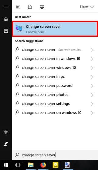 Change Screen Saver