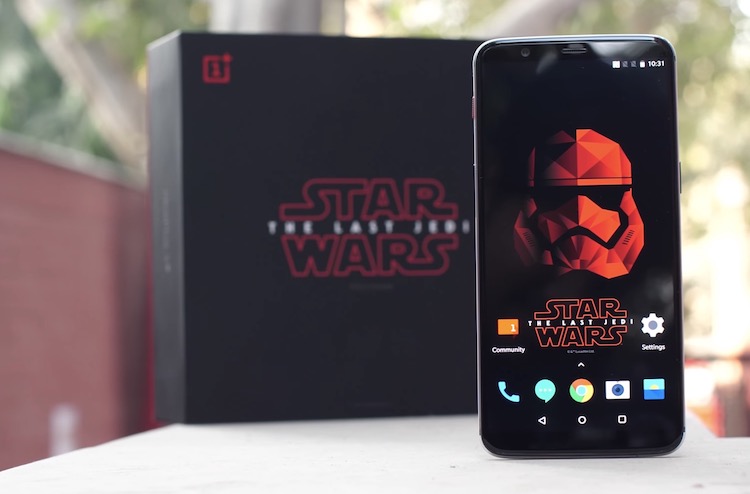 Download The Official OnePlus 5T Star Wars: The Last Jedi Wallpapers |  Beebom
