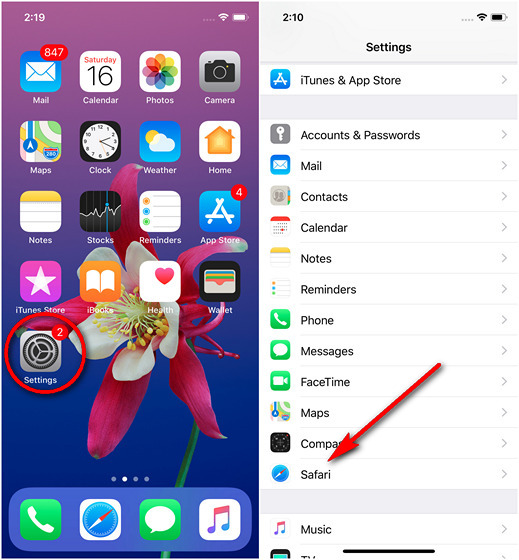 1blocker settings ios remove congratulations