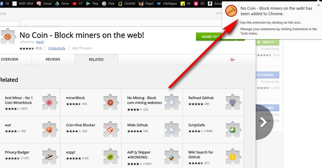 Miner Blocker - Block Coin Miners for Google Chrome - Extension Download