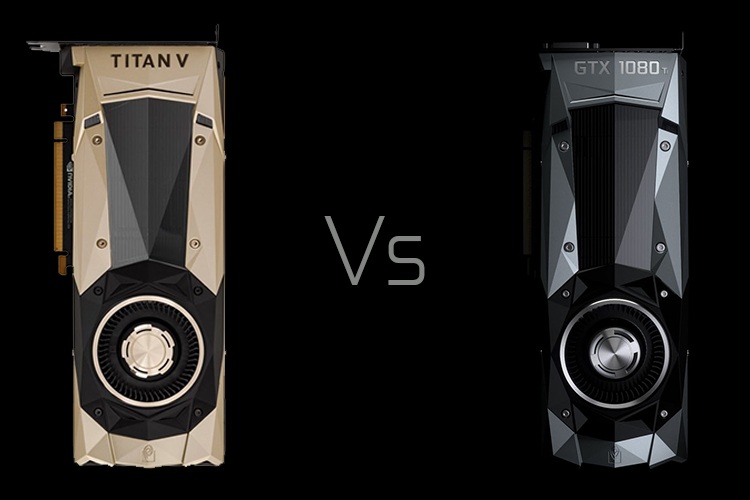 Nvidia Titan V vs GTX 1080 Ti Battle of the Titans