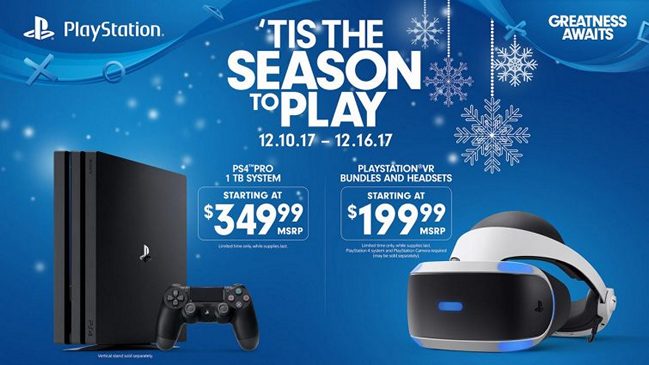 Sony Reveals New PS4 Pro and PS VR Deals For This Holiday Season