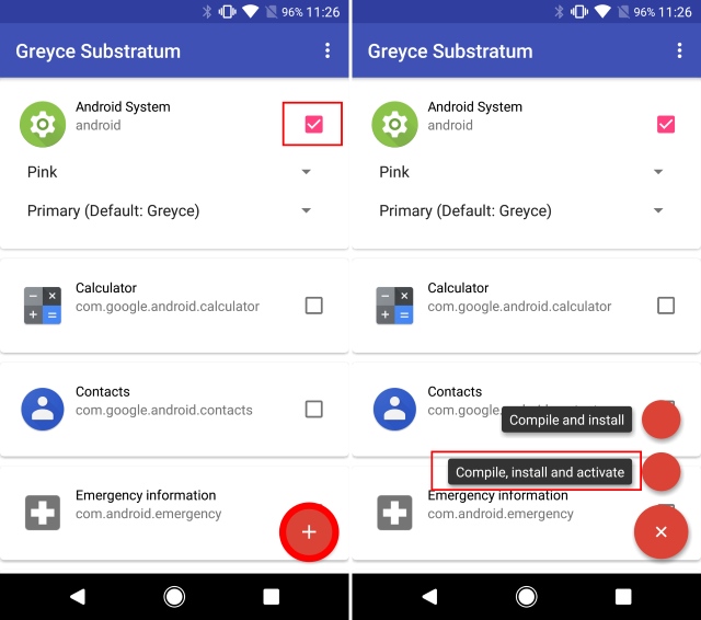 Select Overlays and Compile