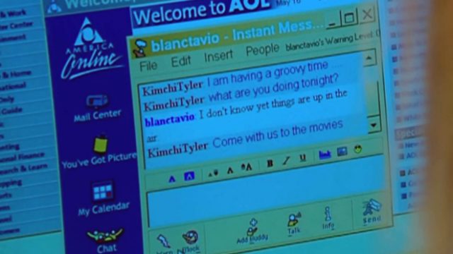 aol messenger screenshot