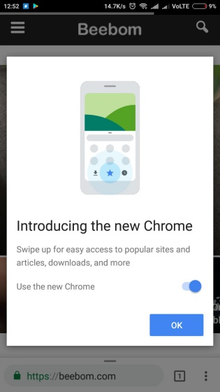 chrome home