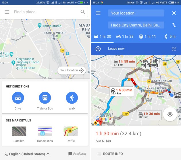 google maps go demo