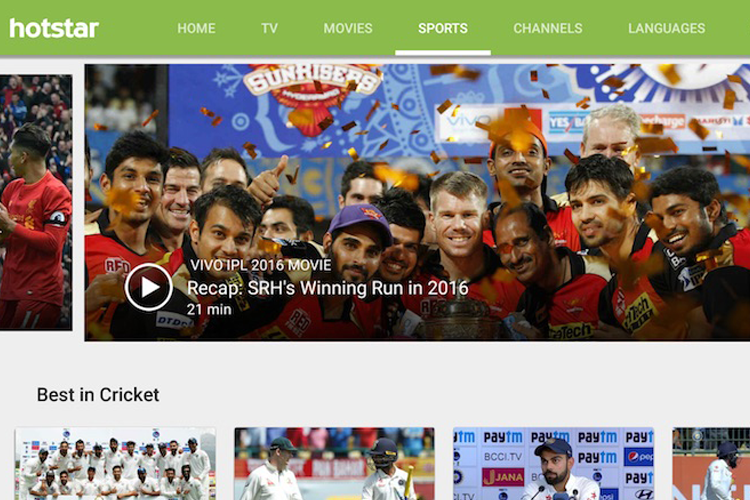 Hotstar is the leading Indian video streaming app