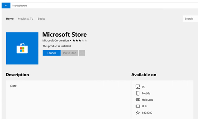 Microsoft Andromeda OS support for Microsoft Store
