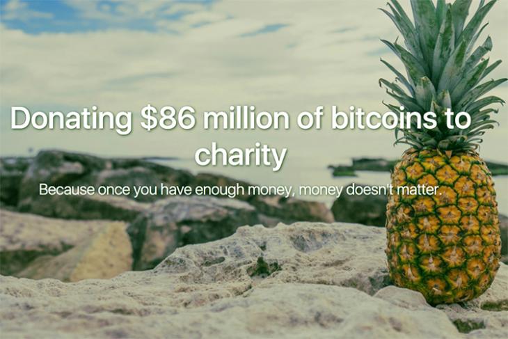 Bitcoin Charity Pineapple Fund