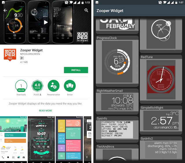 After a Week of Disappearance, Zooper Widget is Back on Play Store Beebom