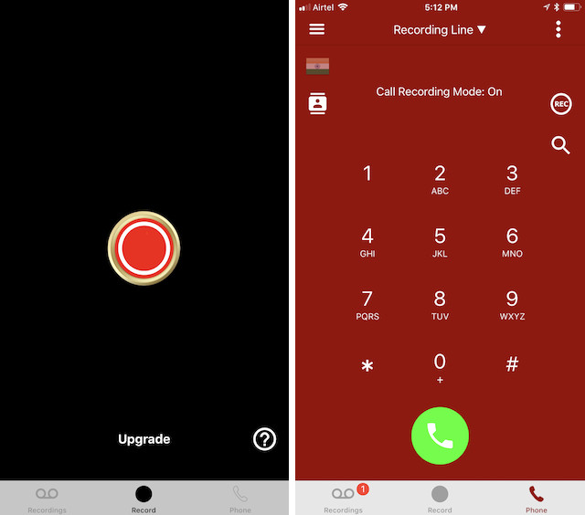 10. iRec Call Recorder for iPhone