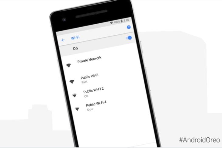 Android Oreo WiFi Network Speed
