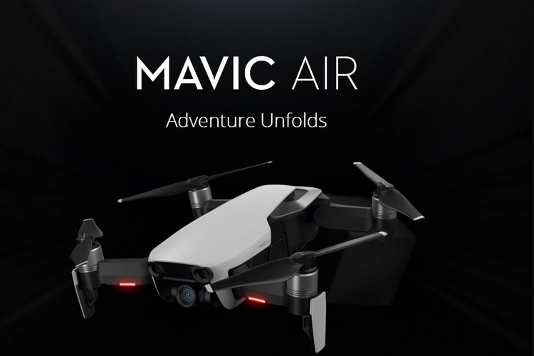 DJI Unveils Its Smartphone-Sized Mavic Air Drone with Foldable Design and 4K Video Recording