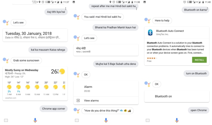 Google Assistant Hindi