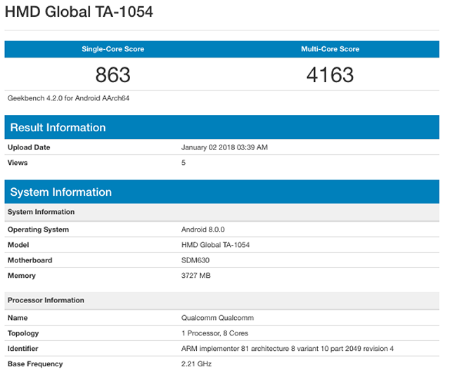 Nokia 6 (2018) Launch Teased For January by Online Chinese Retailer